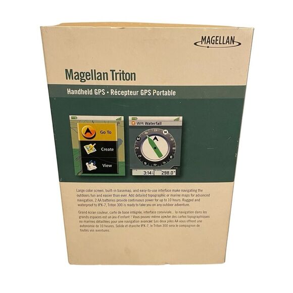 Magellan Triton 300 Waterproof Hiking Cave GPS Handheld Portable - Picture 3 of 6